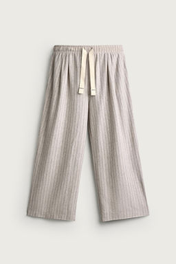 PANTAL?N RELAXED FIT RAYAS / piedra - Zara фото 6