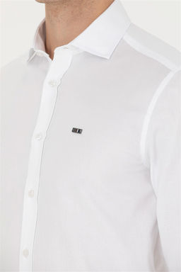 U. S. Polo Assn Мужская белая базовая рубашка с длинным рукавом - U.s. polo assn фото 14