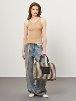 Сумка ELEGANZZA ZZ-240906 black/beige