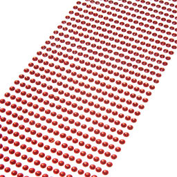 Стразы декоративные 4 мм (880 шт) SF-7358, красный - Больше подарков фото 2