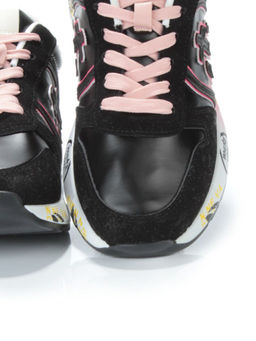 05-6026-67 BLACK Кроссовки женские (искусственные материалы) - No name фото 13