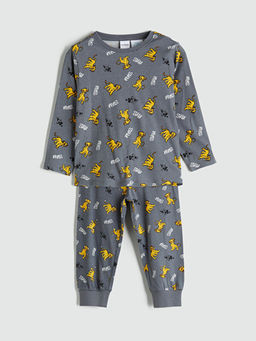 Aslan Kral Bask?l? Erkek ?ocuk Pijama Tak?m?