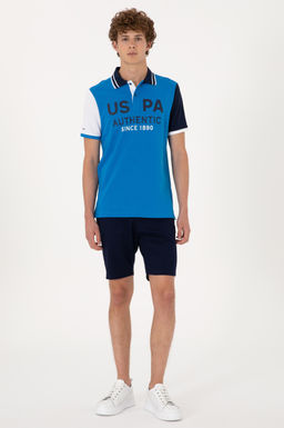 Erkek Regular Fit Polo Yaka Kobalt Mavi Ti__rt Sepette S_rpriz _ndirim - U.s. polo assn фото 4