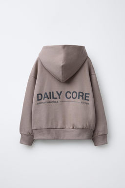 SLOGAN PRINT HOODIE - Zara фото 2