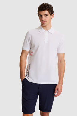Erkek Beyaz Regular Fit Polo Yaka TiЕГrt