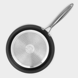 Сковорода Magistro Rock Stone, d=26 см, h=4.8 см, кованый алюминий, антипригарное покрытие, индукция, чёрная фото 7