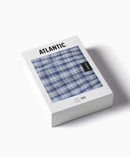 ATLANTIC MBT-002 Трусы боксеры Cotton голубой  фото 6