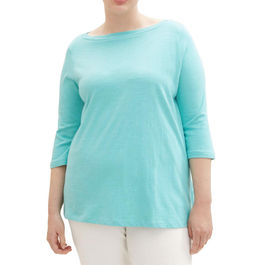 Блузка с рукавами 3/4, цвета бирюзы