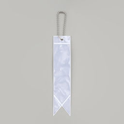 Цена за 5 шт. Светоотражающий элемент «Флажок», двусторонний, 15×3 см, серый