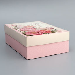 Цена за 5 шт. Коробка складная, крышка-дно, «Самой нежной», 24×17×8 см без окна