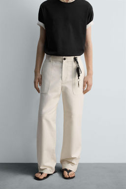 REGULAR FIT TROUSERS WITH POCKETS - Zara фото 2
