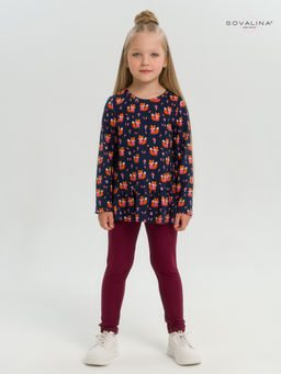 Костюм Алиса лисята на синем-марсала - Sovalina фото 5