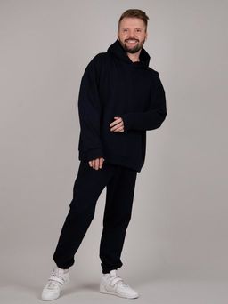 Костюм Денвер синий, футер с лайкрой - Малина фото 6