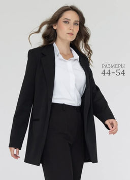 универсальный однобортный жакет свободного кроя - Трика фото 11