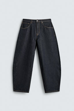 JEANS BALLOON FIT / Marino / Blanco - Zara фото 17
