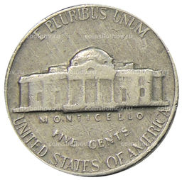 Монета 5 центов 1970 года S США