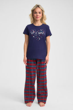 Набор: брюки жен и фуфайка(футболка) Selly F цветной Pajamas