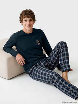 Standart Kal?p Ekose Erkek Pijama Tak?m