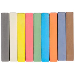 Цена за 4 шт. Мелки цветные школьные 9 шт. «Единорог» «Минни Маус и единорог»