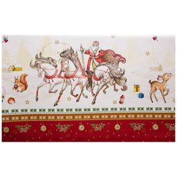 СКАТЕРТЬ С НОВЫМ ГОДОМ 140Х180СМ ,КРАСНЫЙ, 100 - Lefard фото 4