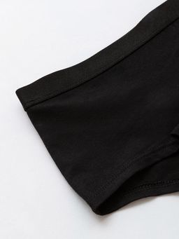 Цена за 2 штуки!!! Хлопковые трусы-шорты черные однотонные и для девочек