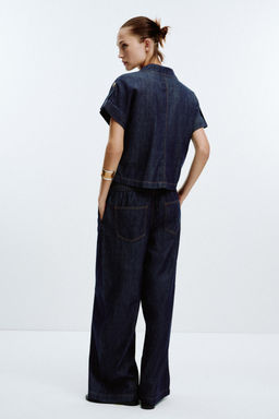 Z1975 WIDE-LEG SEAM JEANS - Zara фото 4