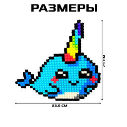 Конструктор мозаика Pixi. Морские зверята, 748 деталей - Unicon фото 6