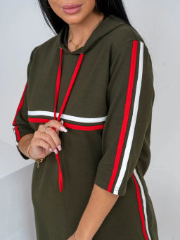 Платье женское, цвет хаки