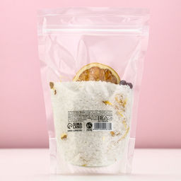 Соль для ванны с апельсином, 400 г, Чистое счастье