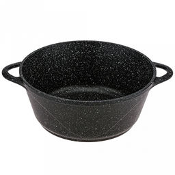 Кастрюля с антипригарным покрытием 5л, д26см "Гранит Induction", h13см, s0,4см, литые ручки, стеклянная крышка с пароотводом, подарочная упаковка (Россия) Подходит для всех видов плит, включая индукционную.