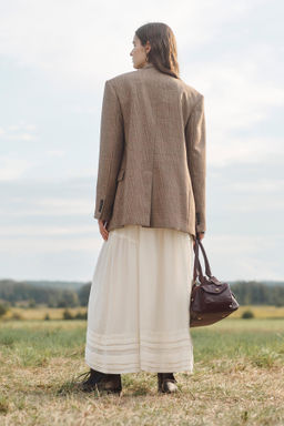 LIMITED EDITION LACE TRIM WOOL SKIRT - Zara фото 4