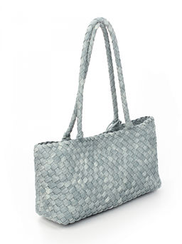 LACCOMA сумка СУ1056-винтаж синий эко кожа хлопок  фото 2