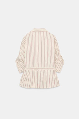 CAMISA SAFARI RAYAS / Crudo - Zara фото 6