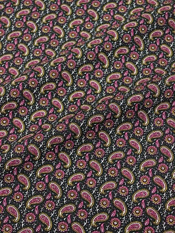 Импорт. хлопок Эмине цв.черно-зеленый, ш.1.5м, хлопок-100%, 110гр/м.кв