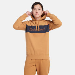 Толстовка Timberland Sweatshirt Cursive Logo Hoodie Regular оранжевая  фото 3