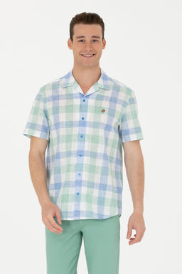 U. S. Polo Assn Мужская рубашка Saks с коротким рукавом - U.s. polo assn фото 17
