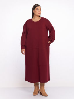 Платье со швами наружу PP56506RED31