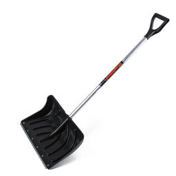 Лопата пластиковая, ковш 505 × 340 мм, с оцинкованной планкой, алюминиевый черенок, «Буран»