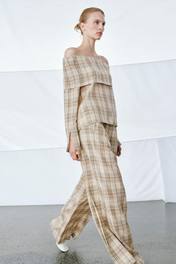CHECK TROUSERS ZW COLLECTION - Zara фото 16