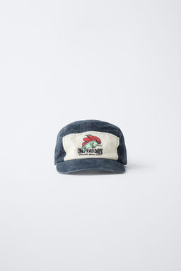 3-14 YEARS/ WASHED EFFECT EMBROIDERED CAP