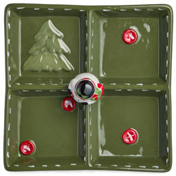 МЕНАЖНИЦА 4 СЕКЦИИ КОЛЛЕКЦИЯ CHRISTMAS GIFT 19*19*9,5 СМ - Lefard фото 6