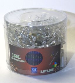 Эл. гирлянда диодная занавес 1,4м * 1,3м 160 ламп (701276/99л) цветная, в тубе