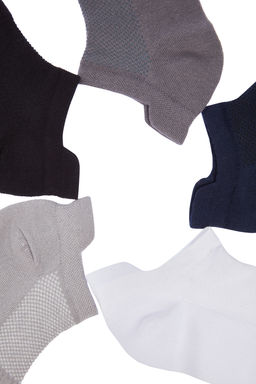 Cok Renkli 5li Paket Lastikli Spor Patik-K?sa Corap TMNAW24CO00009