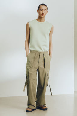 Camiseta sin mangas efecto neopreno Loose Fit - H&m фото 3