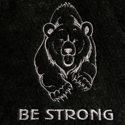 Шапка для бани и сауны Be strong, полиэфир, шерсть, «Добропаровъ»