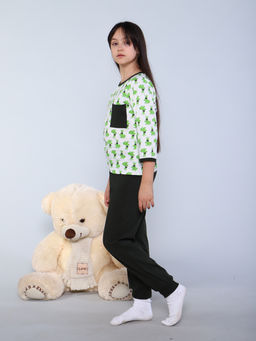 Пижама Василиса зеленый - Ладошки фото 5