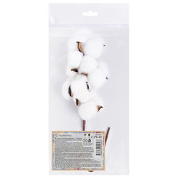 Искусственное растение Blumentag CTW-02 Веточка декоративная хлопок 40 см 5 х 1 шт. 01 фото 4