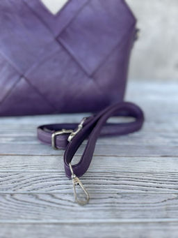 Женская сумка из эко кожи 0025 Фиолетовый - Sergio valentini фото 5