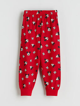 Beli Lastikli Mickey Mouse Bask?l? Erkek ?ocuk Pijama Alt