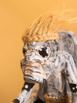 Сувенир «Аборигены старец», 7×14×16 см, дерево